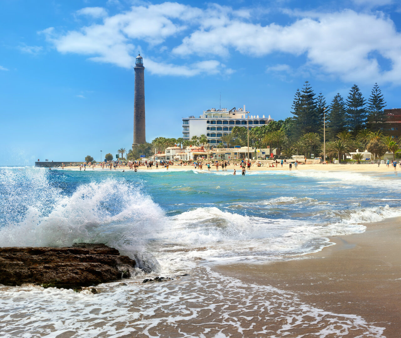 Maspalomas, Faro de Maspalomas, Leuchtturm, Gran Canaria