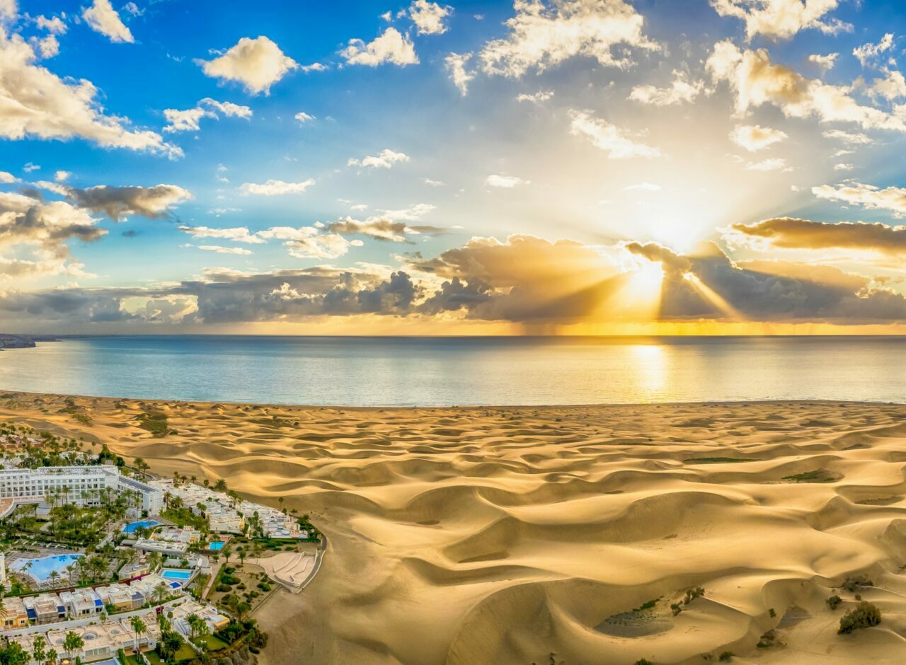 Maspalomas, Gran Canaria, Die Dünen von Maspalomas auf Gran Canaria