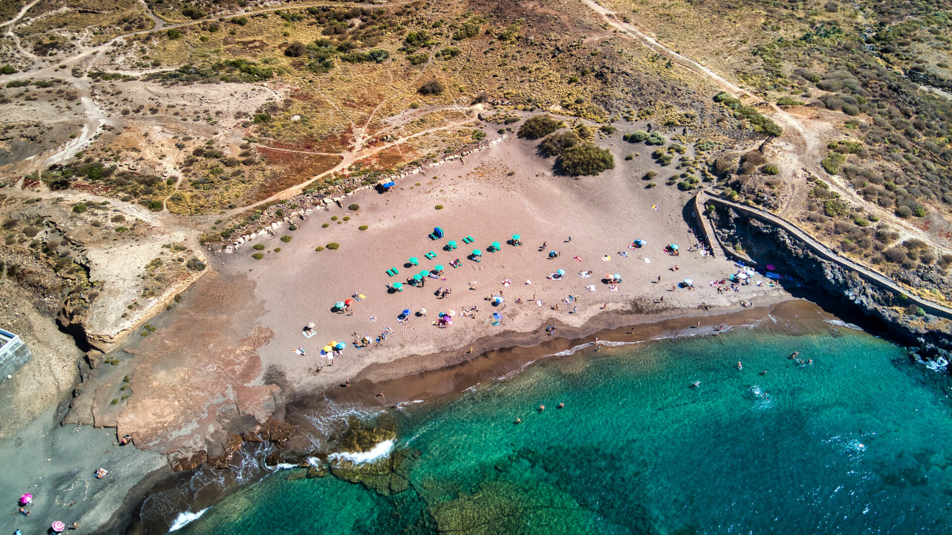 Playa de Los Abriguitos, Abades