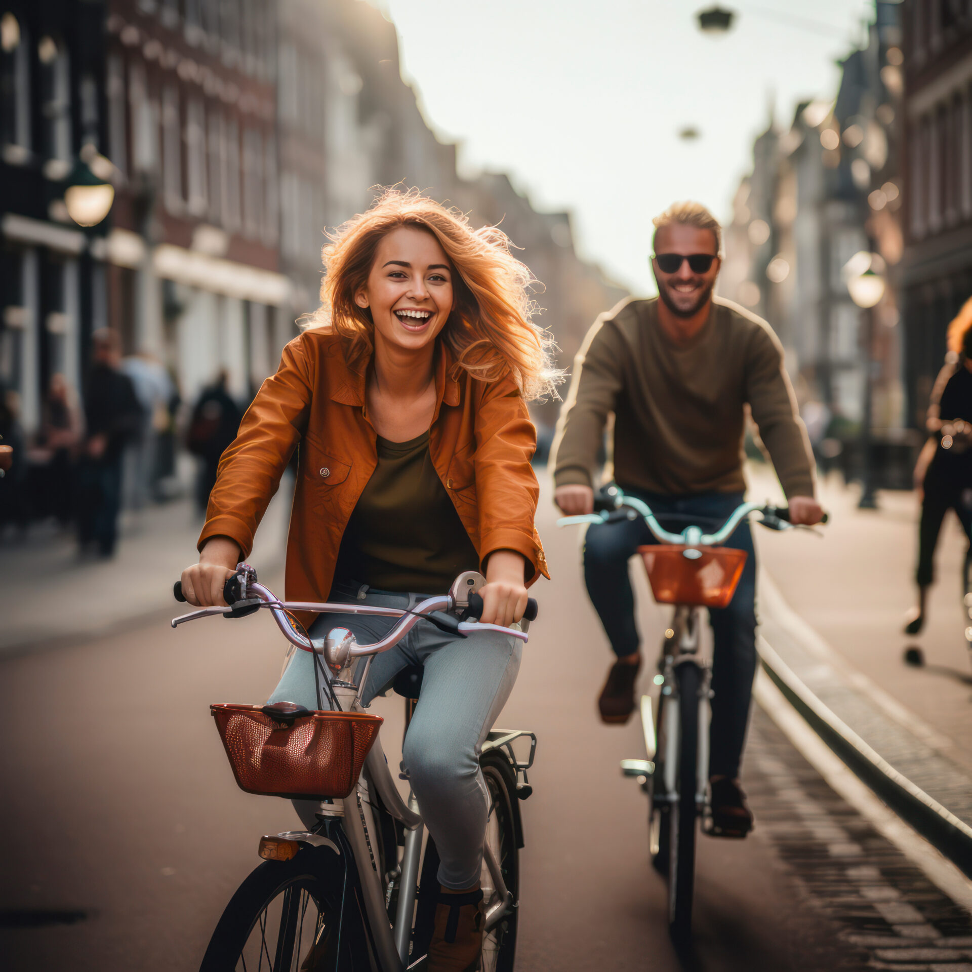 Fahrrad fahren in Amsterdam