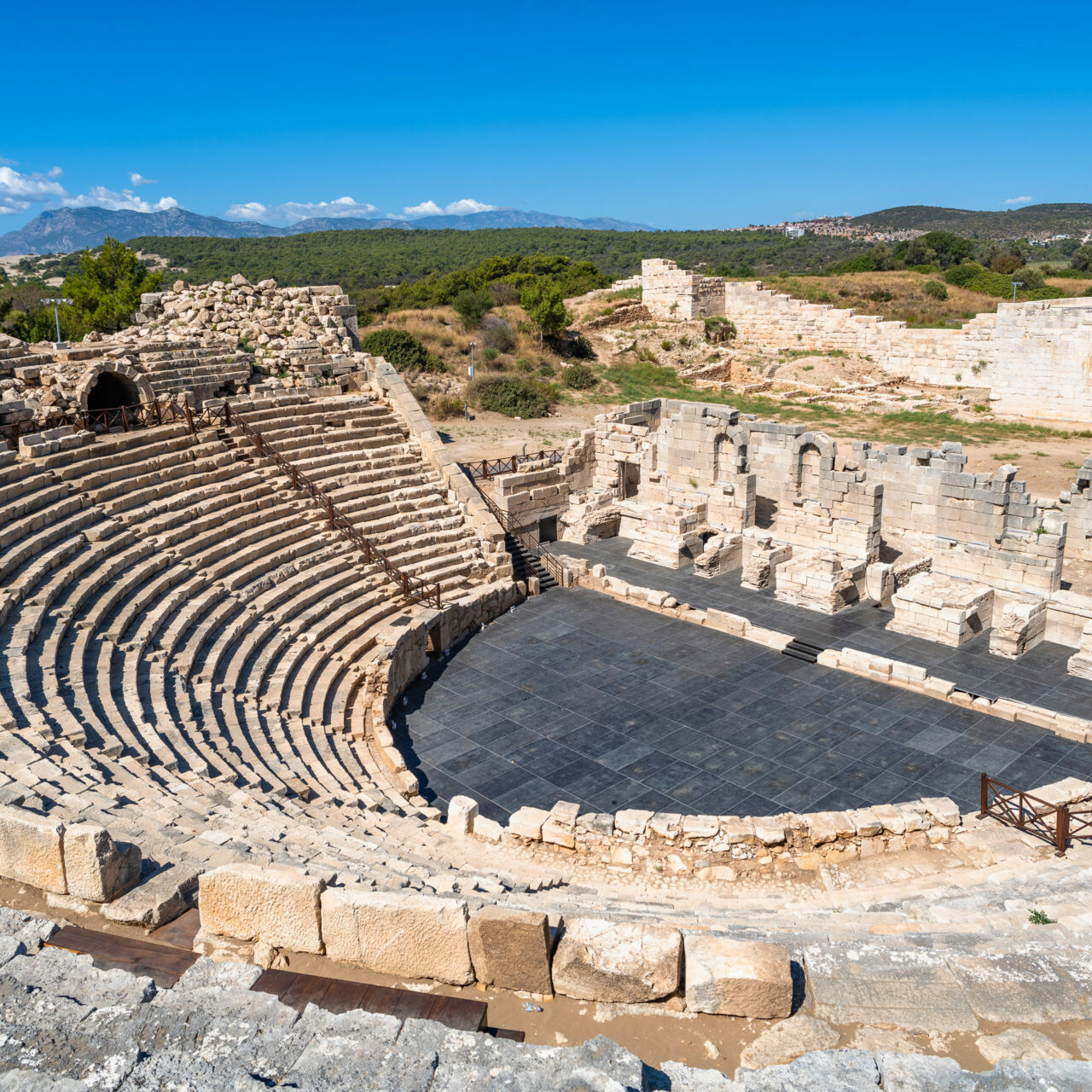 Antikes Theater in Patara, Türkei