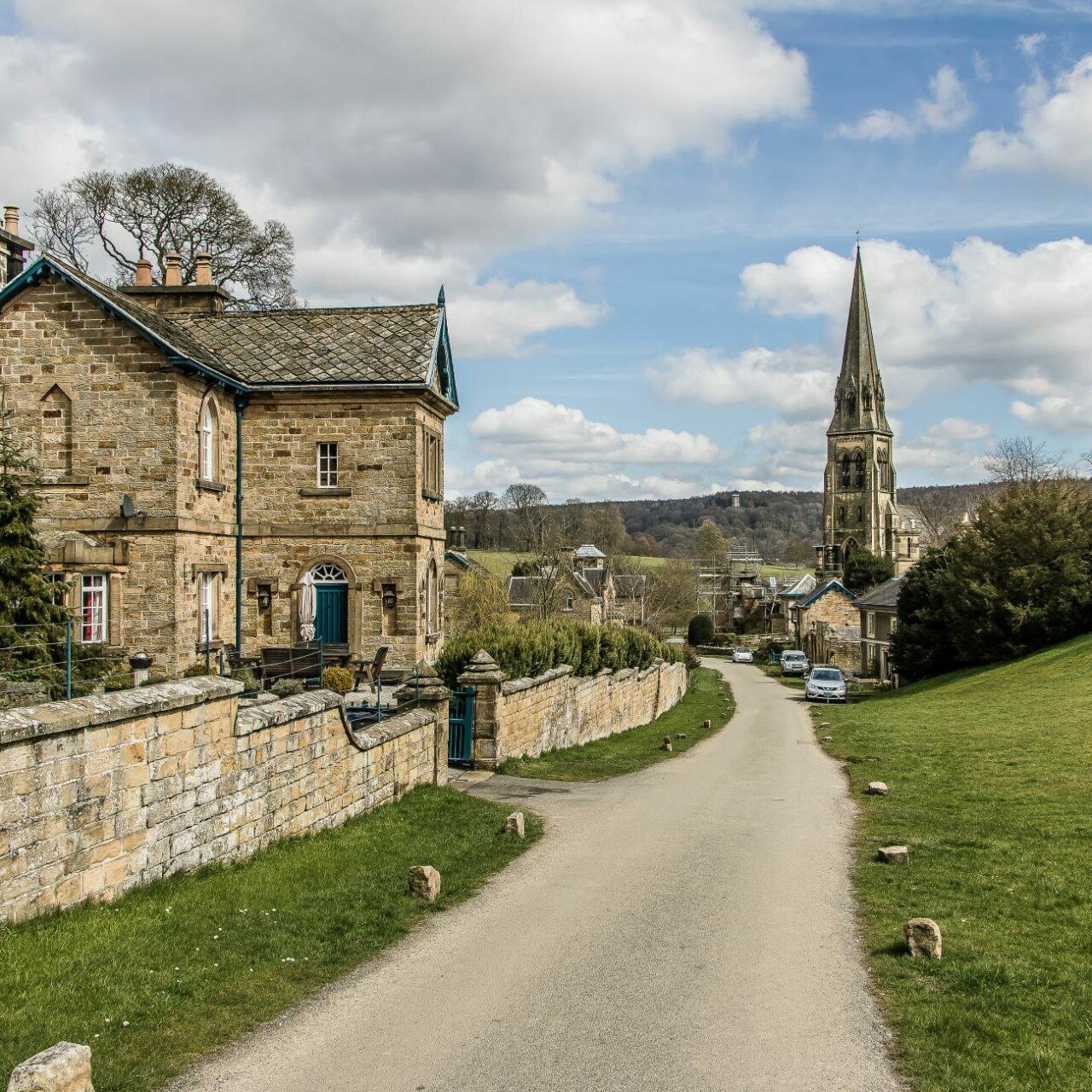 Chatsworth House in Derbyshire